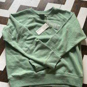 Richer Poorer Sage green crew neck sweatshirt